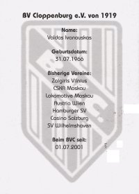 BV Cloppenburg - Rckseite
