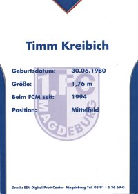 1. FC Magdeburg - Rckseite