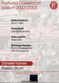 Fortuna Dsseldorf - Rckseite