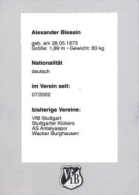 VfB Leipzig - Rckseite