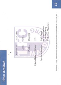 1. FC Magdeburg - Rckseite
